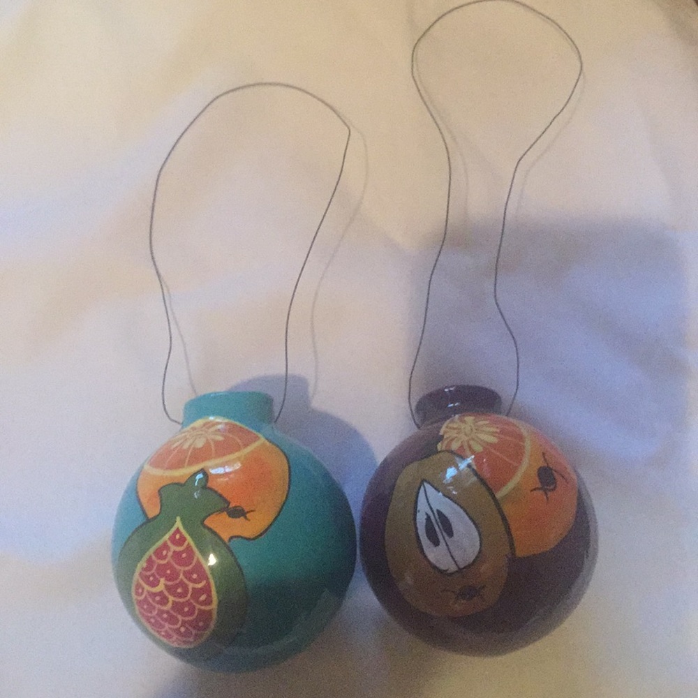 🌟BOGO🌟Clay bobble ornaments 🥭🍋🍊🥝🍉